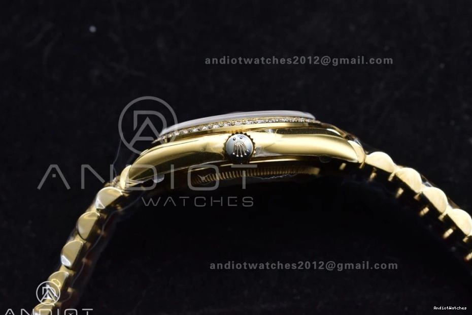 YG Edition YG Best 36 Date Day Dial RAF 1:1 Red Sporty Carnelian 653 on Bracelet A 0117